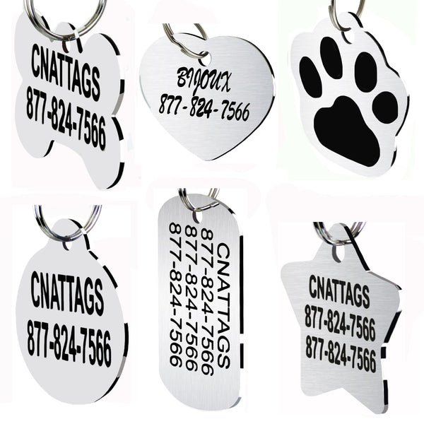 STAINLESS STEEL PET TAGS