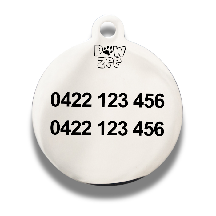 Paw Aluminium Pet Tags