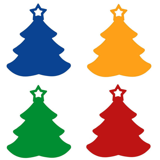 ALUMINUM CHRISTMAS TREE TAG ENGRAVED