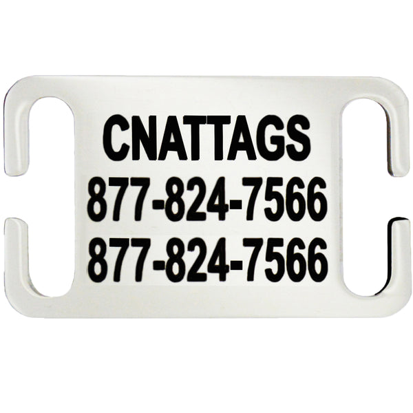 Stainless Steel Pet Tags (Slide-On)