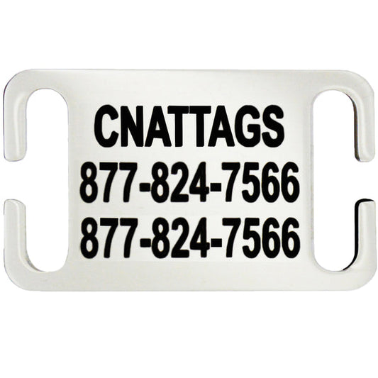 Stainless Steel Pet Tags (Slide-On)